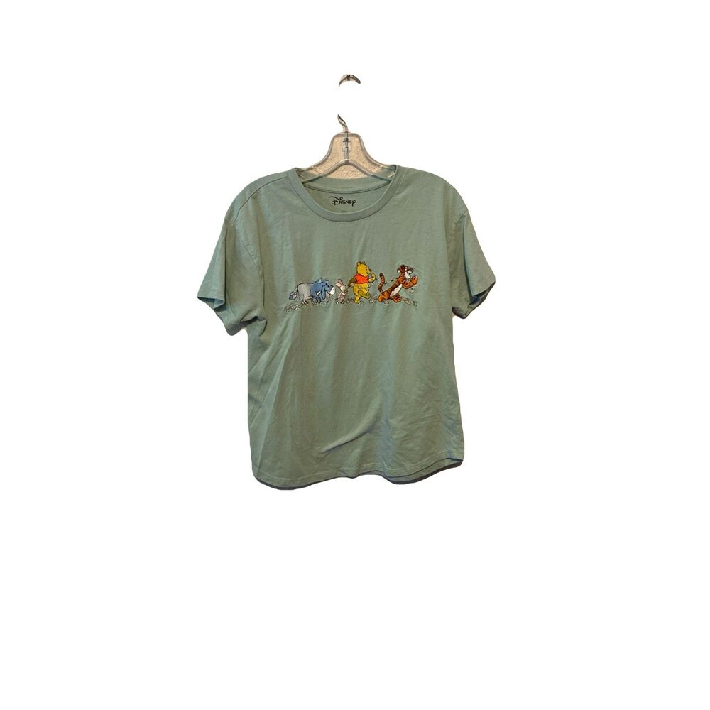 Disney Winnie the Pooh Eeyore Piglet Tigger Embroidered Graphic Tee Women's